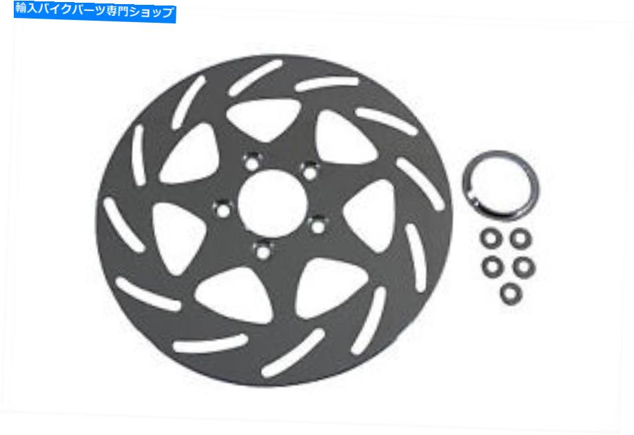 Brake Disc Rotors 11-1/2フロントブレーキディスクスワールスタイルはハーレーダビッドソンに適合します 11-1/2 Front or Rear Brake Disc Swirl Style fits Harley-Davidson【並行輸入品】