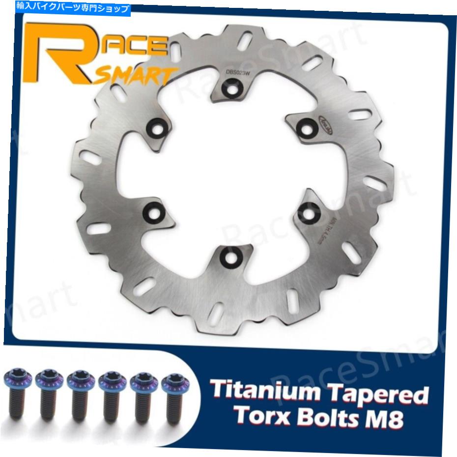 Brake Disc Rotors ヤマハYZF R1 1998-2001 YZF750R 1993-1997のリアブレーキディスクローター +ボルト Rear Brake Disc Rotor + Bolts For Yamaha YZF R1 1998 - 2001 YZF750R 1993 - 1997【並行輸入品】