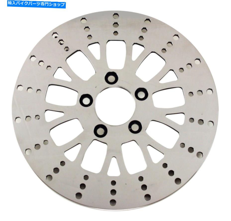 Brake Disc Rotors Ultima Polished S.S. Manhattan Front Rotor for 11.8 \