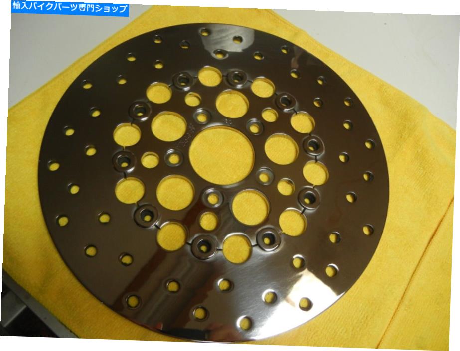 Brake Disc Rotors Harley Factory Floating Hole 2 PC ROTORPOLISHED FITS TOURING 2008 11.8 \