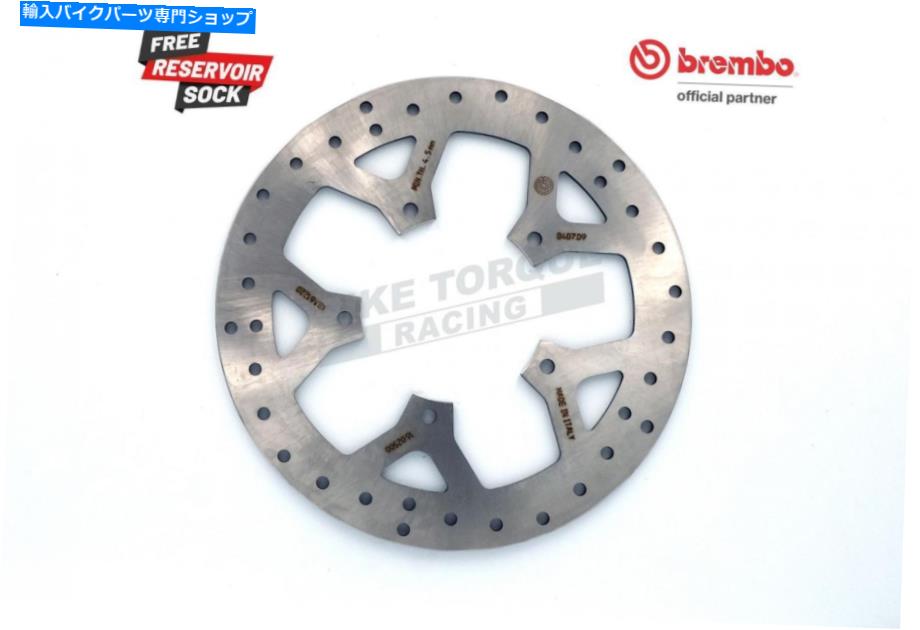 Brake Disc Rotors ブレンボセリエオロフロントブレーキディスクプジョー125サテリス04-05 Brembo Serie Oro Front Brake Disc for Peugeot 125 Satelis 04-05【並行輸入品】