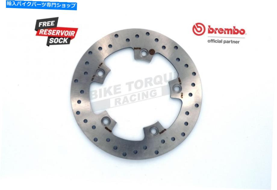 Brake Disc Rotors kymco 300 xciting 08-11用のブレンボセリエオロリアブレーキディスク Brembo Serie Oro Rear Brake Disc for Kymco 300 Xciting 08-11【並行輸入品】