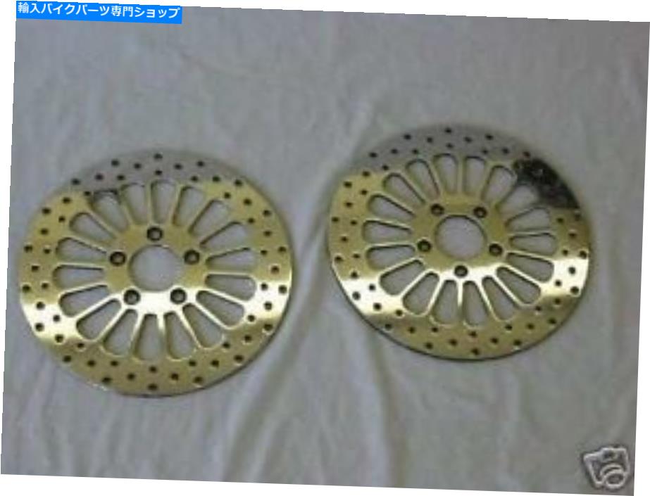 Brake Disc Rotors 2000'-2007 'ハーレー11.5 "ブレーキローターflhtci electraグライド - (2)フロントw/ボルト 2000'-2007' HARLEY 11.5" BRAKE ROTORS FLHTCI ELECTRA GLIDE-(2) FRONT W/BOLTS【並行輸入品】|Us Custom Parts Shop USDM