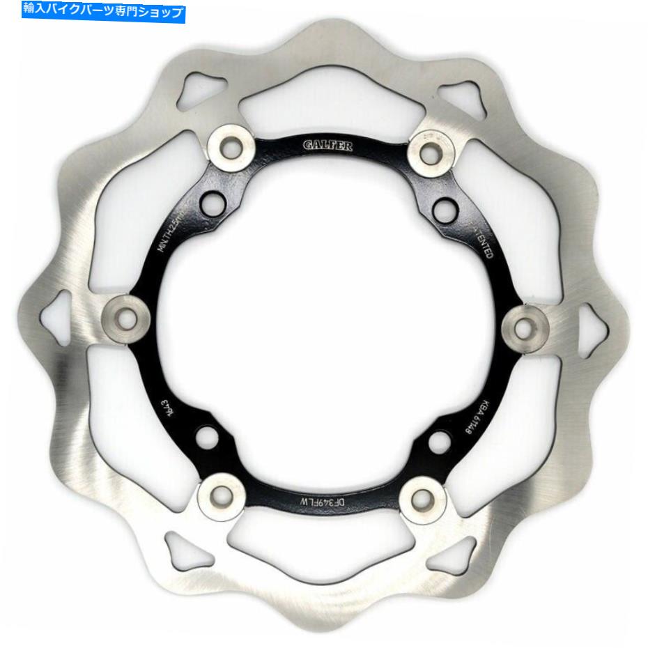 Brake Disc Rotors スズキ2005-2017 RM-Z 450 Galfer USAフローティングウェーティングブレーキローター - フロント Suzuki 2005-2017 RM-Z 450 Galfer USA Floating Wave Brake Rotor - Front【並行輸入品】|Us Custom Parts Shop USDM