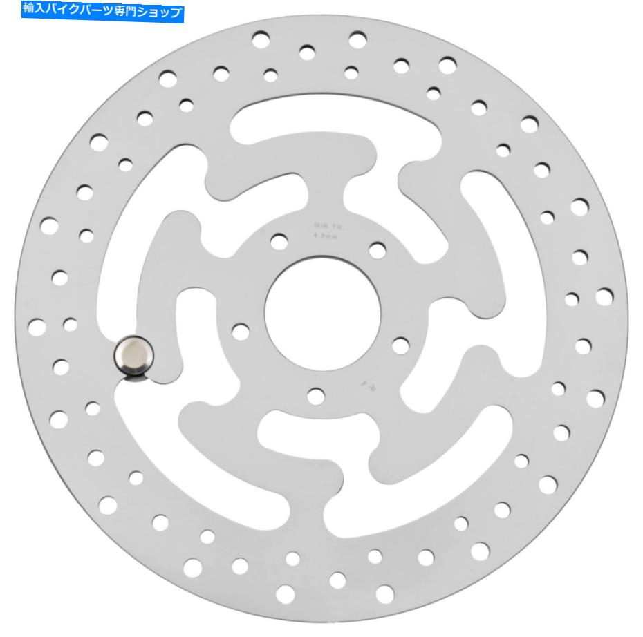 Brake Disc Rotors バイカーの選択フロント左ミラー磨かれたステンレススチールブレーキローター144664 Biker&rsquo;s Choice Front Left Mirror Polished Stainless Steel Brake Rotor 144664【並行輸入品】｜Us Custom Parts Shop USDM 89,320円