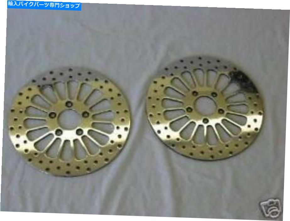 Brake Disc Rotors 1984'-1999 'スーパースポークハーレー11.5 "ブレーキローターFXRダイナモデル-F/Rボルト付き 1984'-1999' SUPER SPOKE HARLEY 11.5" BRAKE ROTORS FXR DYNA MODELS-F/R WITH BOLTS【並行輸入品】|Us Custom Parts Shop USDM