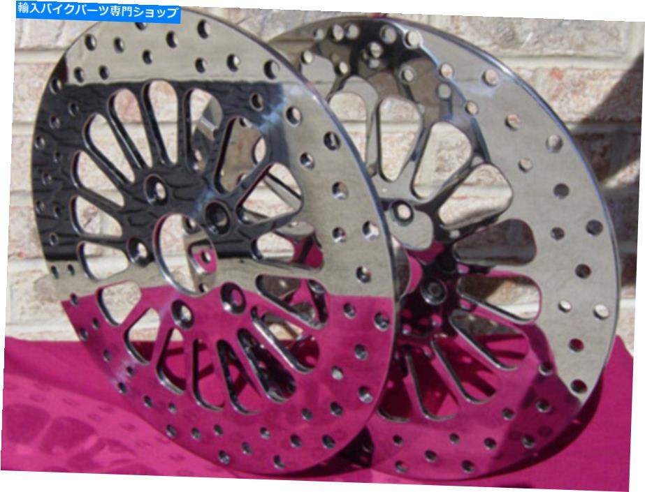Brake Disc Rotors 11.5スーパースポークフロントブレーキローターフリーボルトハーレーツーリングロードキングパーツ 11.5 SUPER SPOKE FRONT BRAKE ROTORS FREE BOLTS HARLEY TOURING ROAD KING PARTS【並行輸入品】|Us Custom Parts Shop USDM