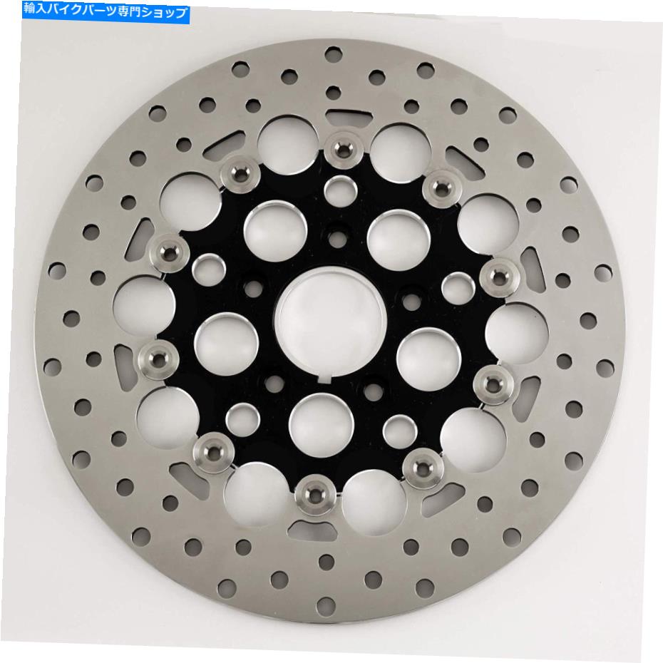 Brake Disc Rotors ステンレス11.8 "08-13ツアー&06-09ダイナモデル用のフロントフローティングメッシュローター Stainless 11.8" Front Floating Mesh Rotor for 08-13 Touring & 06-09 Dyna Models【並行輸入品】|Us Custom Parts Shop USDM