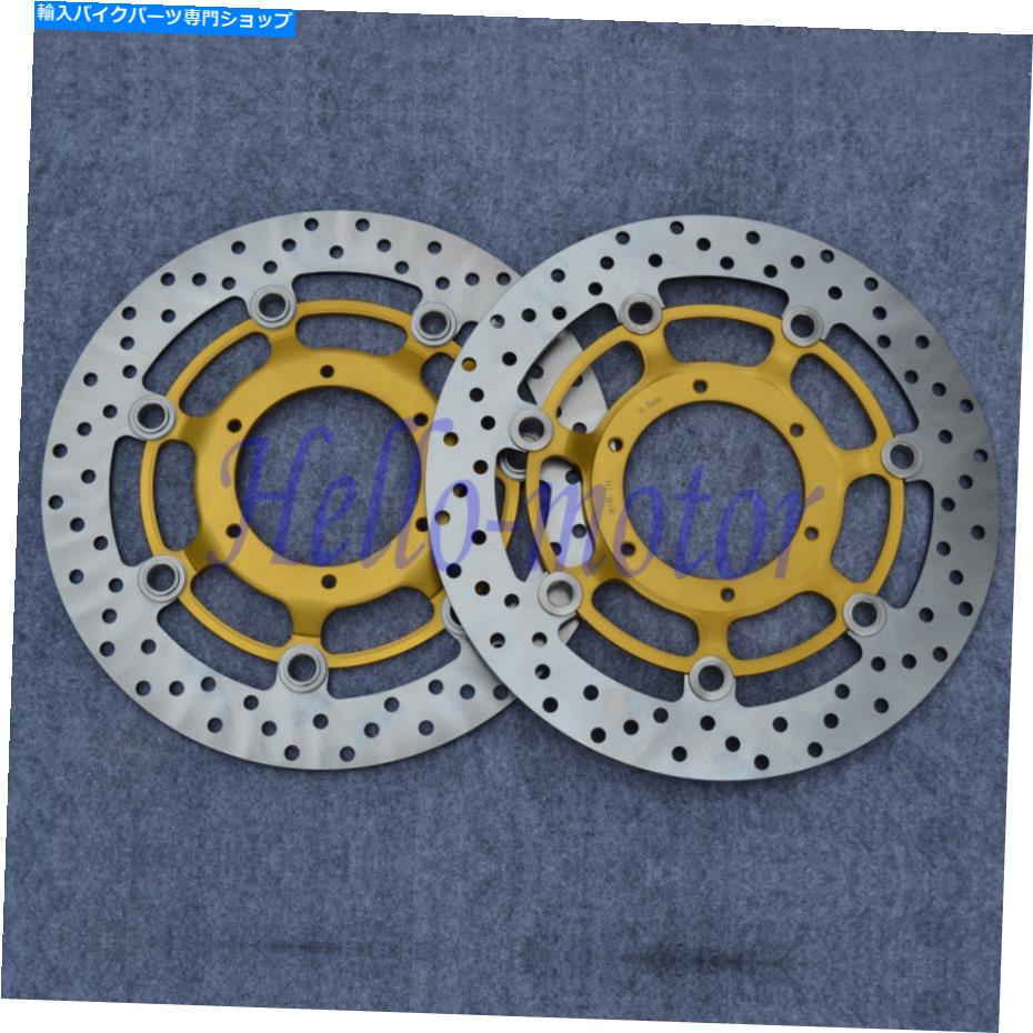 Brake Disc Rotors ホンダCBR600 CBR600F F4I CB900Fホーネットのフロントフロントブレーキディスクローター Floating Front Brake Disc Rotor For Honda CBR600 CBR600F F4I CB900F Hornet【並行輸入品】