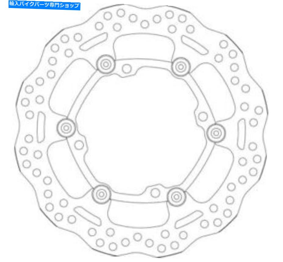 Brake Disc Rotors SBS特大ローターフロント7017 SBS Oversize Rotors Front 7017【並行輸入品】