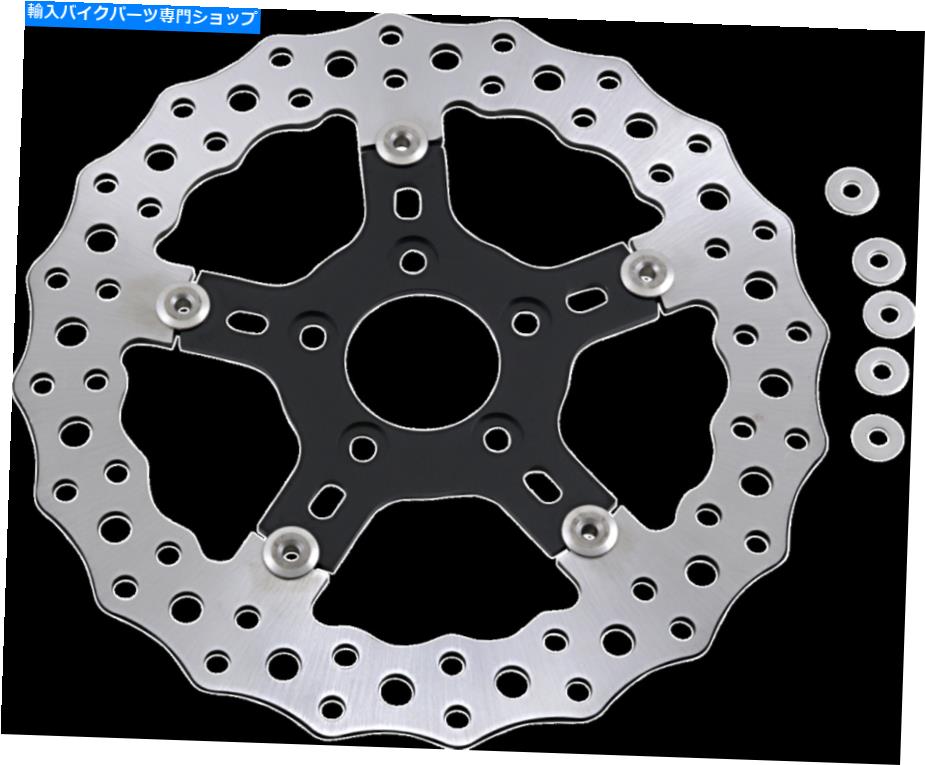 Brake Disc Rotors Arlen Ness Jagged 11.8フローティングフロントブレーキローター06-17 HarleySoftail Touring Arlen Ness Jagged 11.8 Floating Front Brake Rotor 06-17 Harley Softail Touring【並行輸入品】
