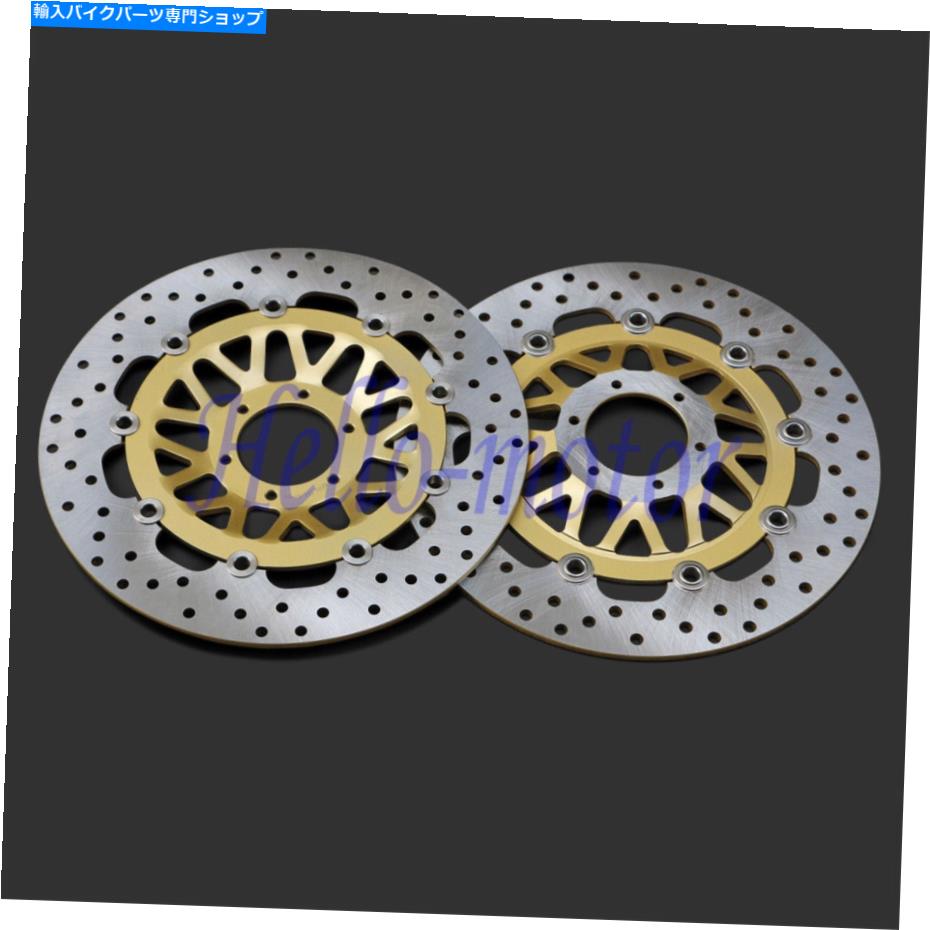 Brake Disc Rotors ホンダCBR600 CBR900RR 99 93 VFR800 GL1800 GL1500に適合するフロントブレーキディスクローターフィット Front Brake Disc Rotor fit For Honda cbr600 cbr900rr 99 93 vfr800 GL1800 gl1500【並行輸入品】