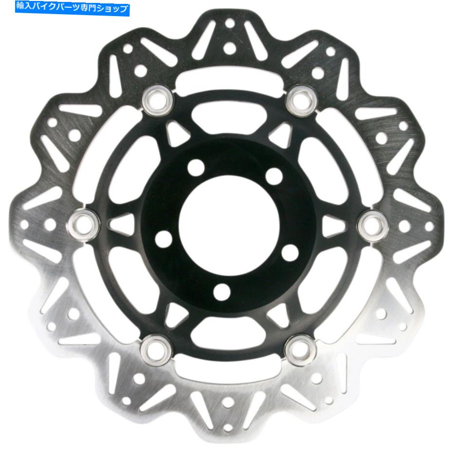 Brake Disc Rotors VEEスタイルブレーキローター - ブラックセンターEBC VR3058BLK VEE Style Brake Rotor - Black Center EBC VR3058BLK【並行輸入品】