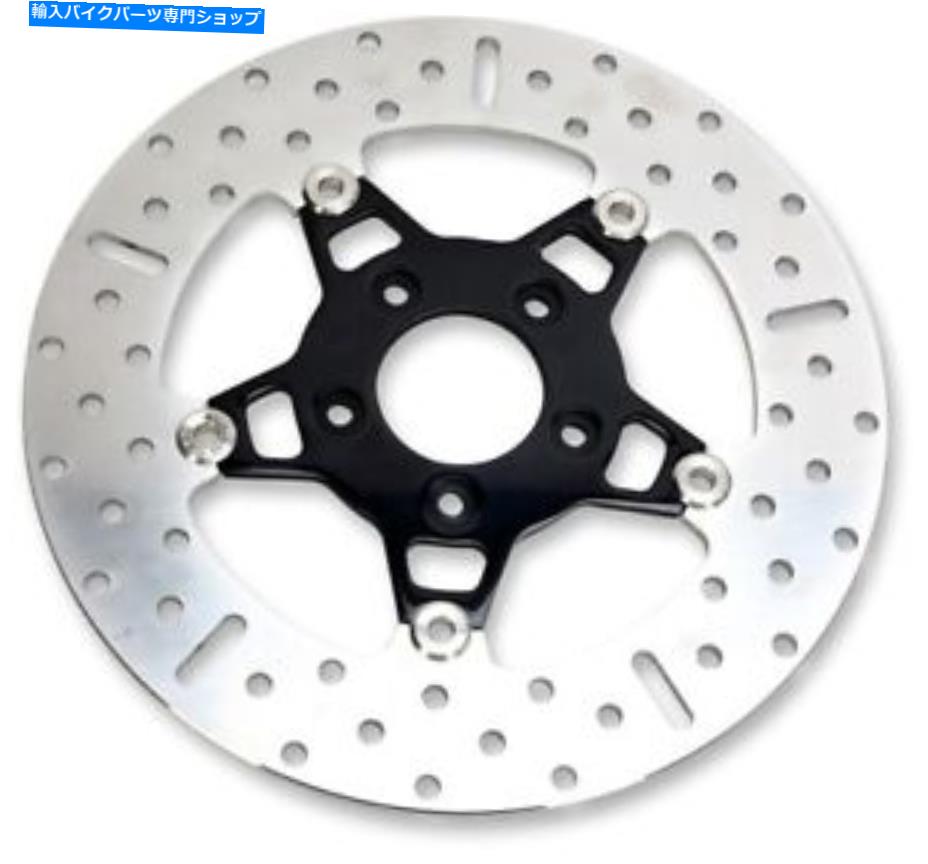 Brake Disc Rotors EBC 5ボタンフローティングラウンドワイドバンドブレーキローターブラック＃FSD010BLK EBC 5-Button Floating Round Wide Band Brake Rotor Black #FSD010BLK【並行輸入品】