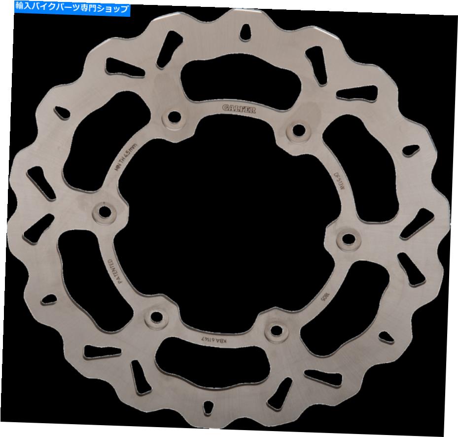 Brake Disc Rotors ガルファーリアレーザーカットステンレス鋼波ブレーキローターDF513W Galfer Rear Laser Cut Stainless Steel Wave Brake Rotor DF513W【並行輸入品】