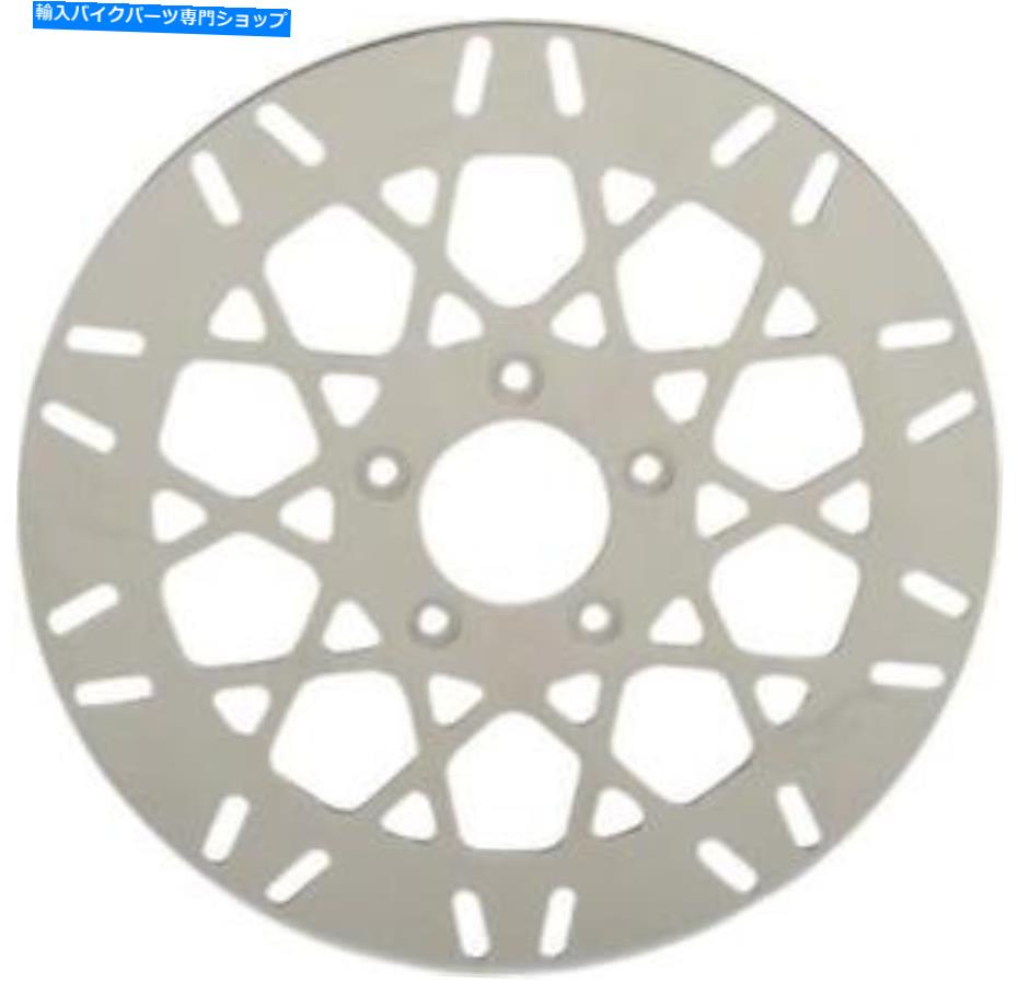 Brake Disc Rotors DSメッシュポリッシュブレーキローターリアハーレーDavidson 145360 DS Mesh Polished Brake Rotor Rear Harley Davidson 145360【並行輸入品】