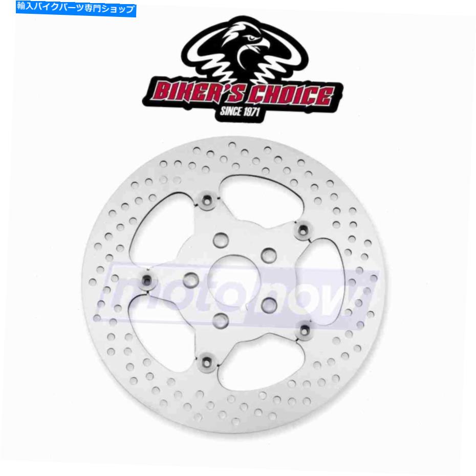 Brake Disc Rotors バイカーの選択フロントステンレススチールミラーブレーキローター2001-2006ハーレーOB Bikers Choice Front Stainless Steel Mirror Brake Rotor for 2001-2006 Harley ob【並行輸入品】