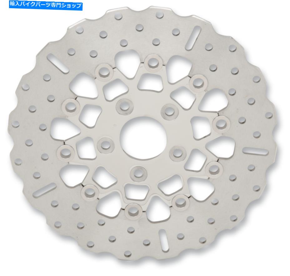 Brake Disc Rotors ビッグツインモデル用のEBCブレーキローター10ボタン後方幅のバンド輪郭RSD017C EBC Brake Rotors for Big Twin Models 10-Button Rear-Wide Band Contoured RSD017C【並行輸入品】