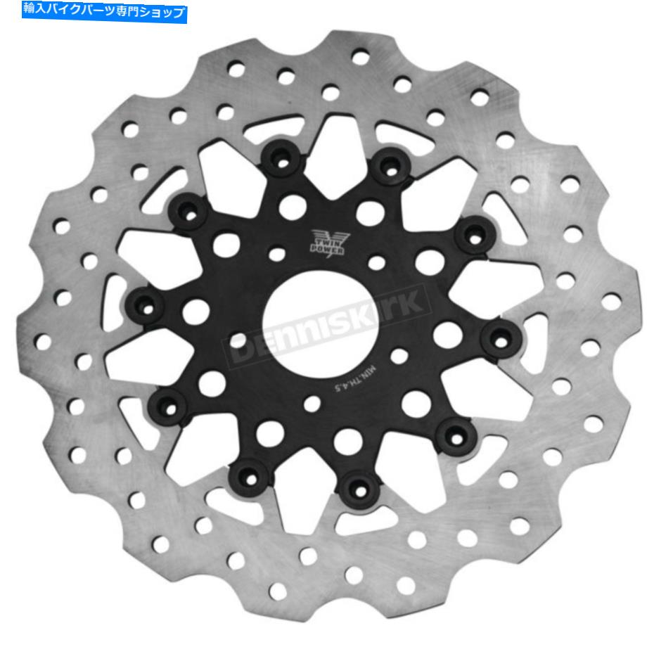 Brake Disc Rotors ツインパワーブラックフロント11.8 "フローティングスカラップローター-1402xtb Twin Power Black Front 11.8" Floating Scalloped Rotor - 1402XTB【並行輸入品】｜Us Custom Parts Shop USDM