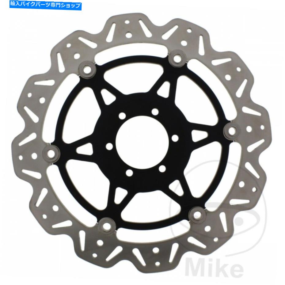 Brake Disc Rotors EBCフロントブレーキディスクVEEローターブラックアプリリアRSV4 1000ファクトリーAPRC ABS 2013 EBC Front Brake Disc Vee Rotor Black Aprilia RSV4 1000 Factory APRC ABS 2013【並行輸入品】