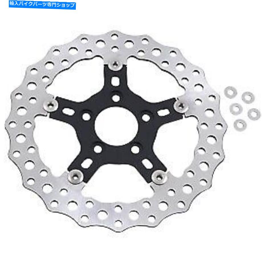 Brake Disc Rotors アーレンネス02-786ハーレー用のジャグフローティングローターフロント/リア - チェックの説明 Arlen Ness 02-786 Jagged Floating Rotor Front/Rear for Harley -Check Description【並行輸入品】