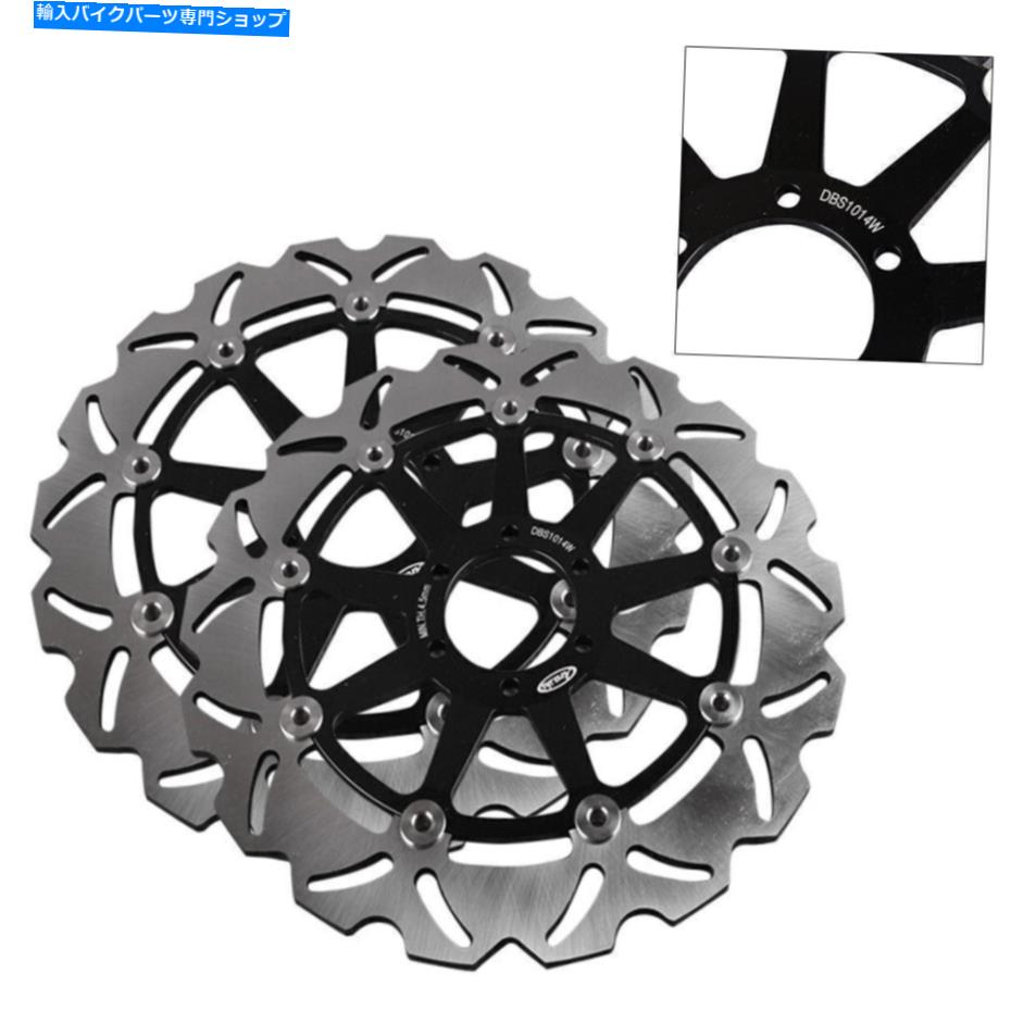 Brake Disc Rotors ドゥカティ916/996/996S/ST2/ST3/ST4モーターに適合するスチールフロントブレーキディスクローターパッド Steel Front Brake Disc Rotors Pad Fit For Ducati 916/996/996S/ST2/ST3/ST4 Motor【並行輸入品】