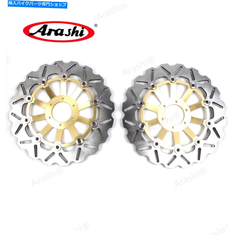 Brake Disc Rotors ホンダVtr F Super Hawk 1000 1997-2007 2003 2004のフロントブレーキディスクローター Front Brake Discs Rotors For Honda VTR F SUPER HAWK 1000 1997 - 2007 2003 2004【並行輸入品】
