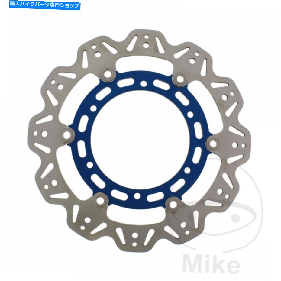 Brake Disc Rotors EBCフロントブレーキディスクVEEローターブルーヤマハYZF-R6 600 N 2002 EBC Front Brake Disc Vee Rotor Blue Yamaha YZF-R6 600 N 2002【並行輸入品】