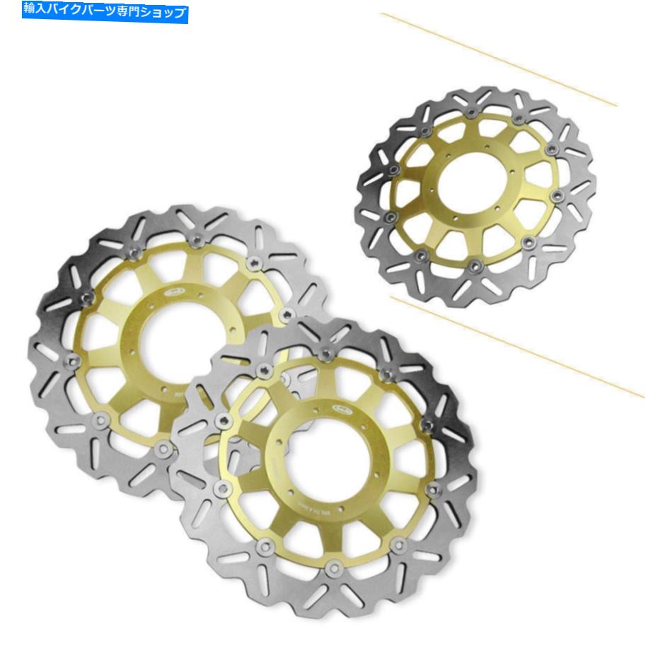 Brake Disc Rotors フロントブレーキディスクローターパッドフィットホンダCBR 954RR 02-03＆CBR929RR 2000 2001 2PCS Front Brake Disc Rotors Pad Fit Honda CBR 954RR 02-03 & CBR929RR 2000 2001 2pcs【並行輸入品】