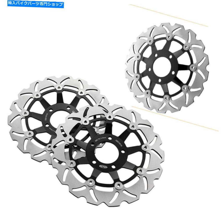 Brake Disc Rotors 2 xフロントブレーキディスクローターフィットスズキGSX400インパルスGSX R 400 GSF 600 N SV S 2 x Front Brake Disc Rotors Fit Suzuki GSX400 Impulse GSX R 400 GSF 600 N SV S【並行輸入品】