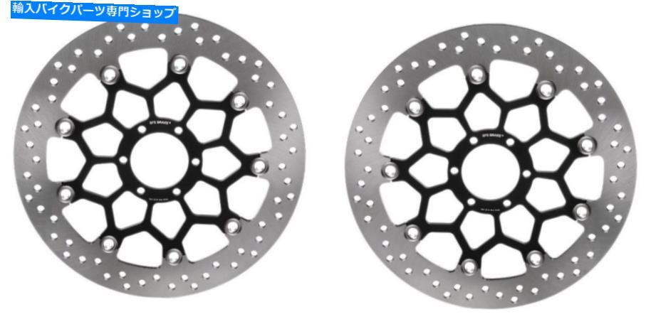 Brake Disc Rotors Apriria Mana 850フロントブレーキローターディスクセット Aprilia Mana 850 Front Brake Rotor Disc Set【並行輸入品】