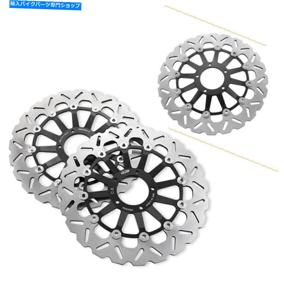 Brake Disc Rotors オートバイフローティングフロントブレーキディスクロータードゥカティ1098 S1100 2007-2008スチール Motorcycle Floating Front Brake Disc Rotor For Ducati 1098 S1100 2007-2008 Steel【並行輸入品】