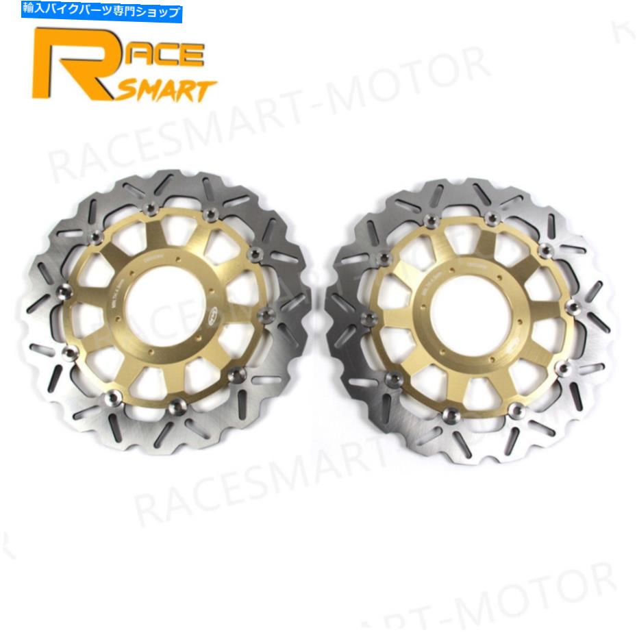 Brake Disc Rotors Honda CBR954RR CBR 954RR 2002-2003フローティングフロントブレーキディスクローターに適合 Fit For Honda CBR954RR CBR 954RR 2002 - 2003 Floating Front Brake Discs Rotors【並行輸入品】