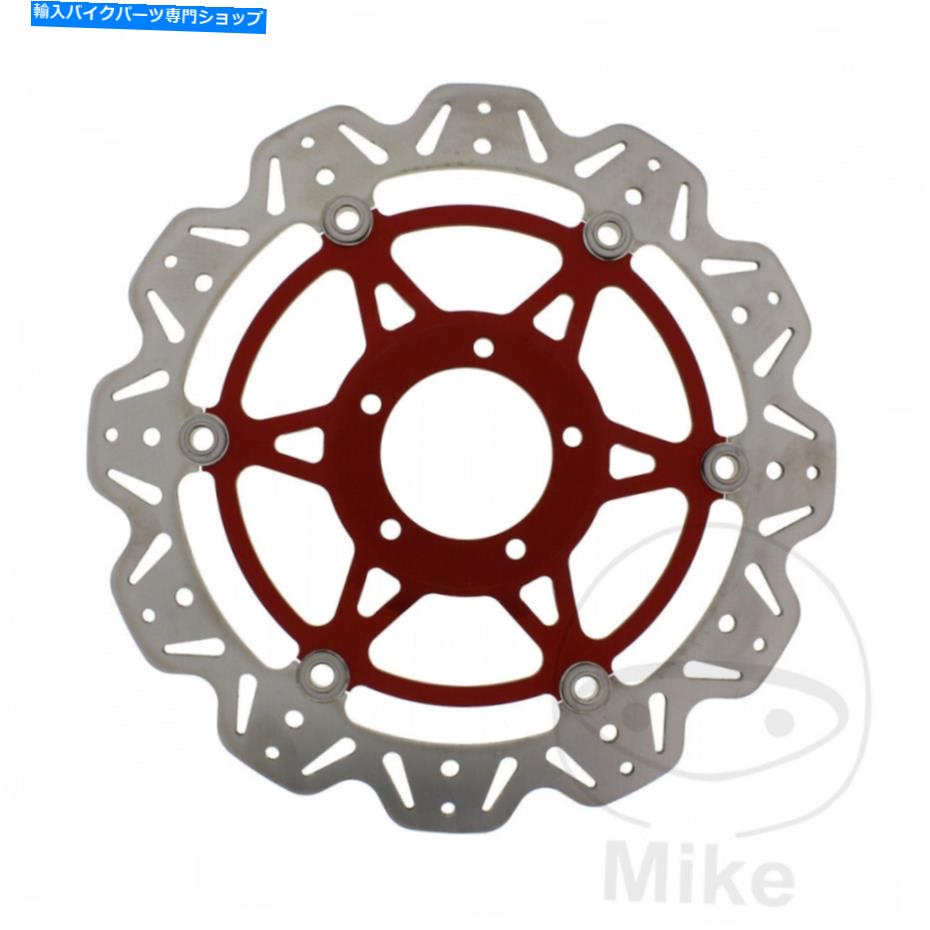Brake Disc Rotors EBCフロントブレーキディスクVeeローターレッドドゥカティXdiavel 1260 S ABS 2016 EBC Front Brake Disc Vee Rotor Red Ducati XDiavel 1260 S ABS 2016【並行輸入品】