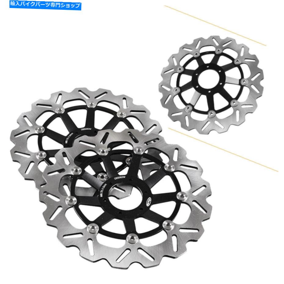 Brake Disc Rotors ホンダCBR900RR 1998 1999 Black Steelに適合するフロントブレーキディスクローターバイクフィット Front Brake Discs Rotors Motorcycle Fit for Honda CBR900RR 1998 1999 Black Steel【並行輸入品】｜Us Custom Parts Shop USDM