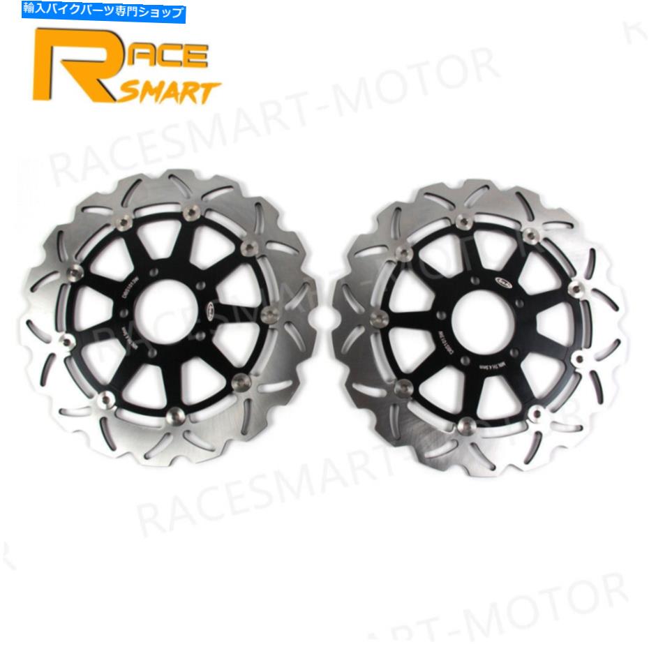 Brake Disc Rotors スズキGSXR750 1989-1995 / GSXR1000 1989-2000フロントブレーキディスクローター For Suzuki GSXR750 1989 - 1995 / GSXR1000 1989 - 2000 Front Brake Discs Rotors【並行輸入品】