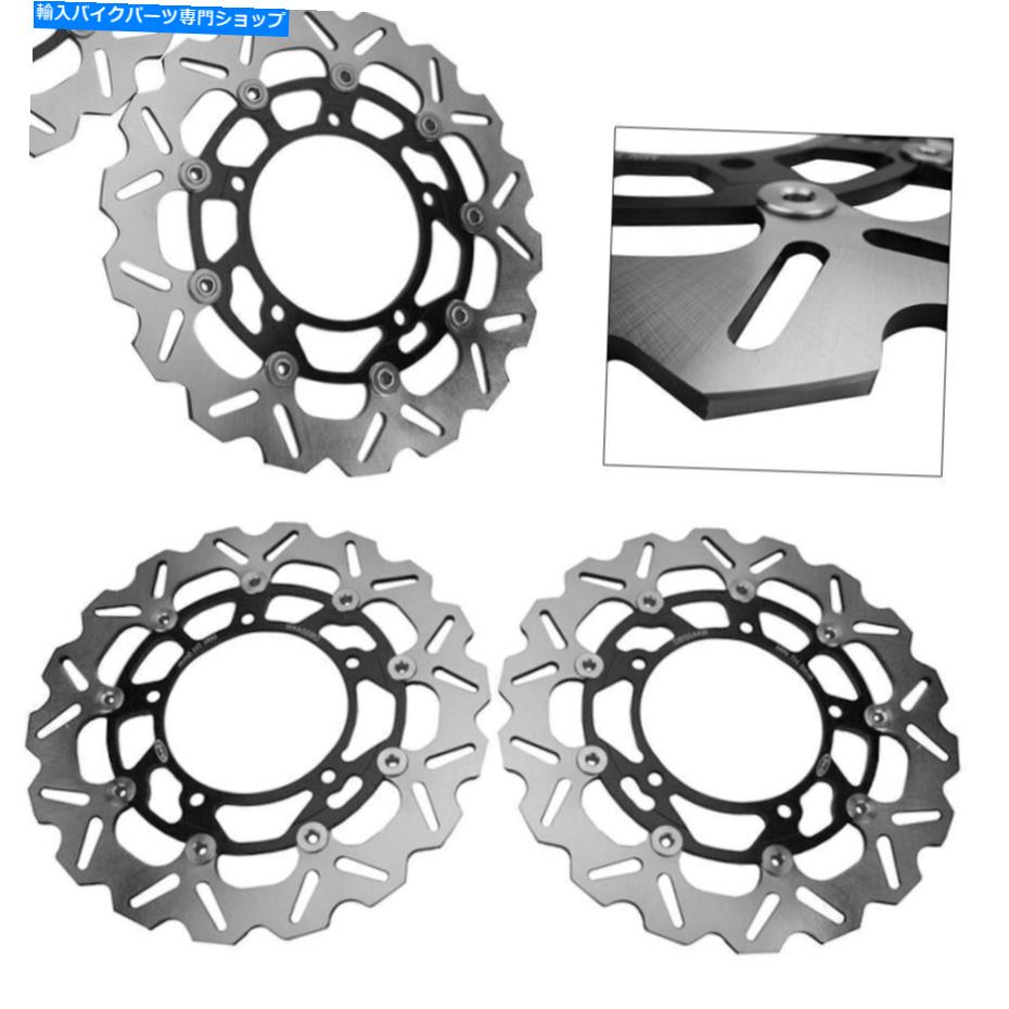 Brake Disc Rotors スズキGSX1300R Hayabusa 2008-2013 2009 10 11 2012の2xフロントブレーキディスクローター 2X Front Brake Disc Rotor For SUZUKI GSX1300R HAYABUSA 2008-2013 2009 10 11 2012【並行輸入品】