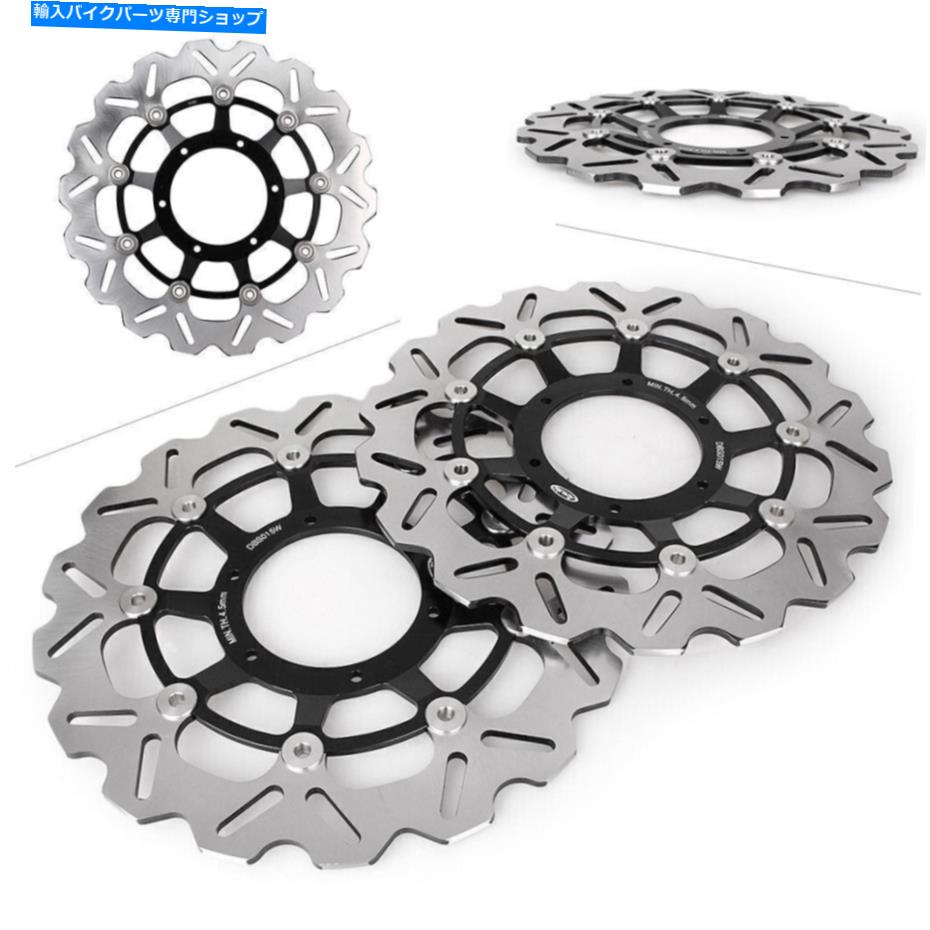 Brake Disc Rotors フロートフロントブレーキディスクローターフィットホンダ2003-2019 CBR600RR＆04-05 CBR 1000 RR Floating Front Brake Disc Rotor Fit Honda 2003-2019 CBR600RR & 04-05 CBR 1000 RR【並行輸入品】