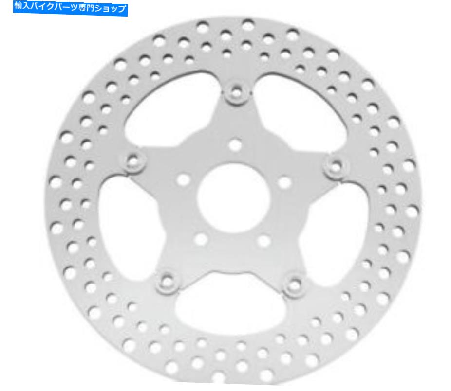 Brake Disc Rotors バイカーの選択144138リアステンレススチールミラーブレーキローター、ハーレー2000-2017 Biker's Choice 144138 Rear Stainless Steel Mirror Brake Rotor, Harley 2000-2017【並行輸入品】