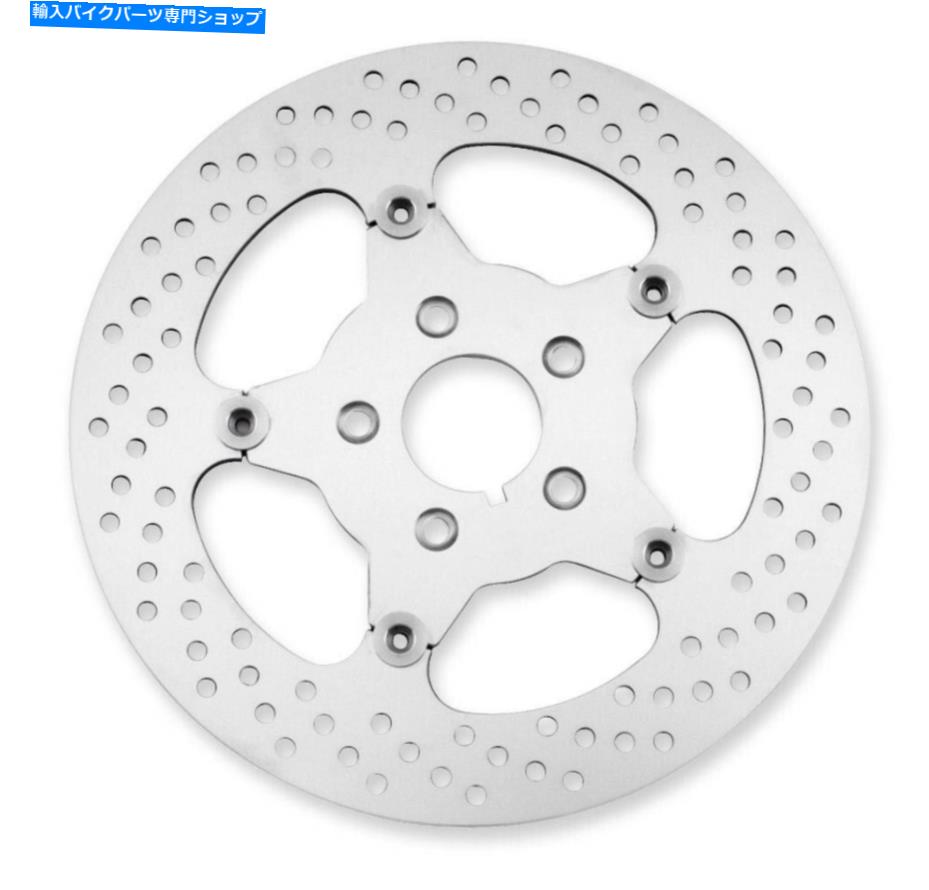 Brake Disc Rotors バイカーの選択144139フロントステンレススチールミラーローター、11.5 \