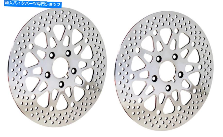 Brake Disc Rotors 新しいウィルウッド2000-2012ハーレーデビッドソンフロント＆リアオートバイブレーキローター、サテン NEW WILWOOD 2000-2012 HARLEY DAVIDSON FRONT & REAR MOTORCYCLE BRAKE ROTORS,SATIN【並行輸入品】｜Us Custom Parts Shop USDM