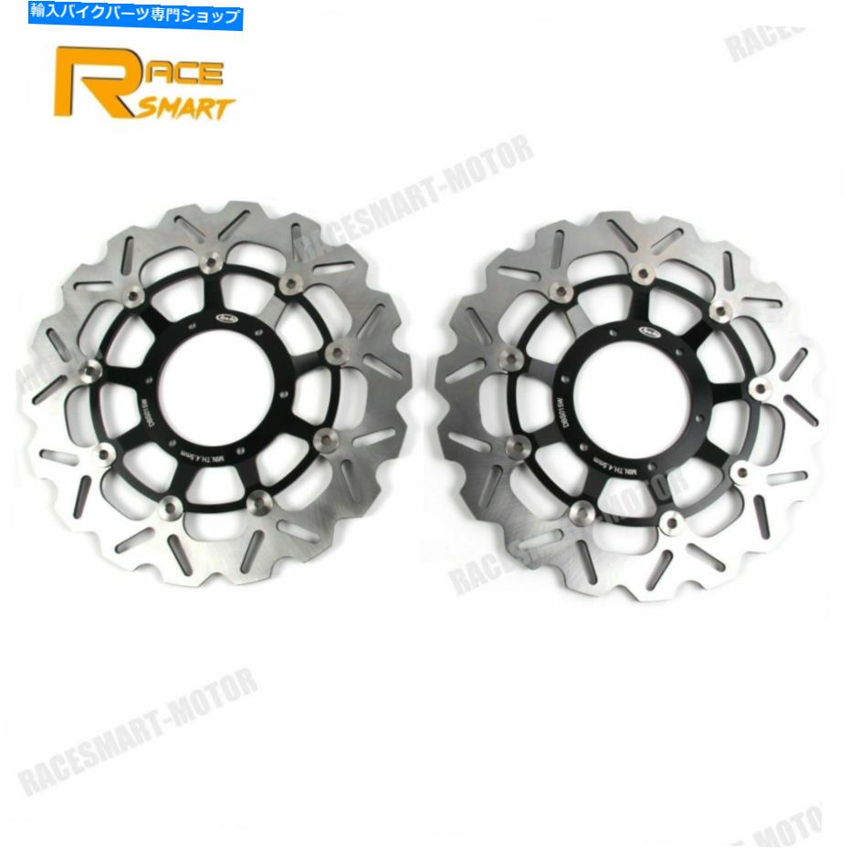 Brake Disc Rotors ホンダCBR600RR 2003-2015 2008 2009 2010 CBR RR 600フロントブレーキディスクローター用 For Honda CBR600RR 2003 - 2015 2008 2009 2010 CBR RR 600 Front Brake Disc Rotors【並行輸入品】