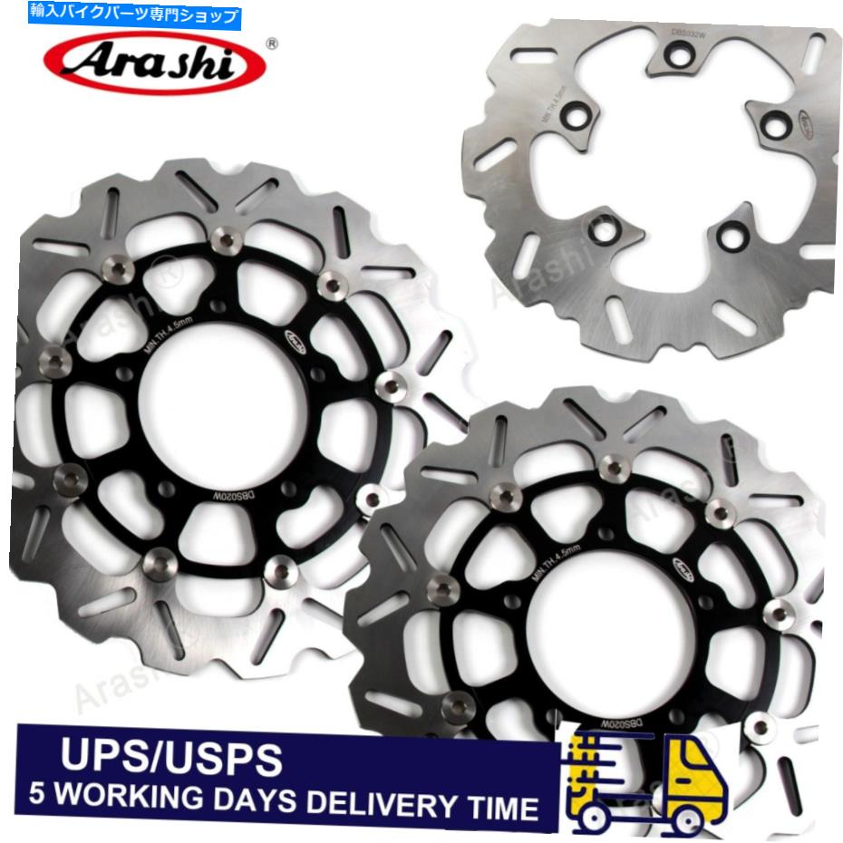 Brake Disc Rotors Suzuki GSXR1000 2005 2006 2007 2008フロントリアブレーキディスクローター【アメリカ Fit For Suzuki GSXR1000 2005 2006 2007 2008 Front Rear Brake Discs Rotors 【USA】【並行輸入品】｜Us Custom Parts Shop USDM