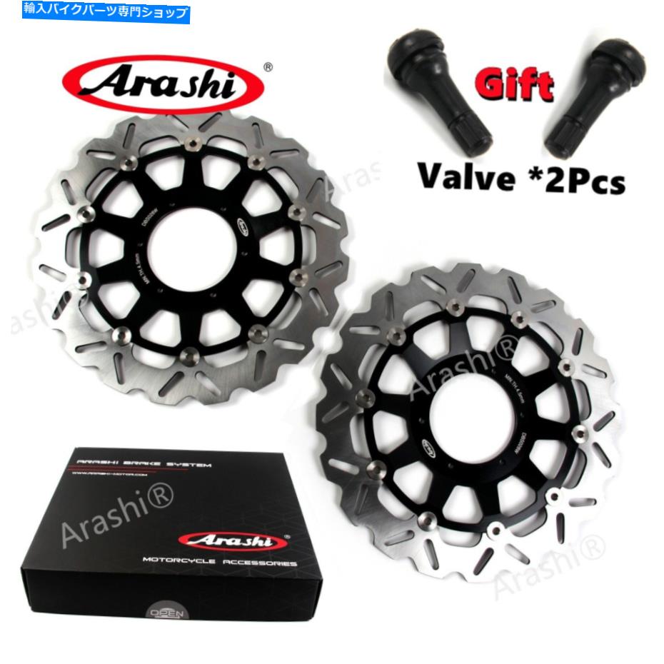 Brake Disc Rotors ホンダCBR929RR CBR 929RR CBR 929 RR 2000-2001ブラック用のフロントブレーキディスクローター Front Brake Disc Rotors For Honda CBR929RR CBR 929RR CBR 929 RR 2000-2001 Black【並行輸入品】