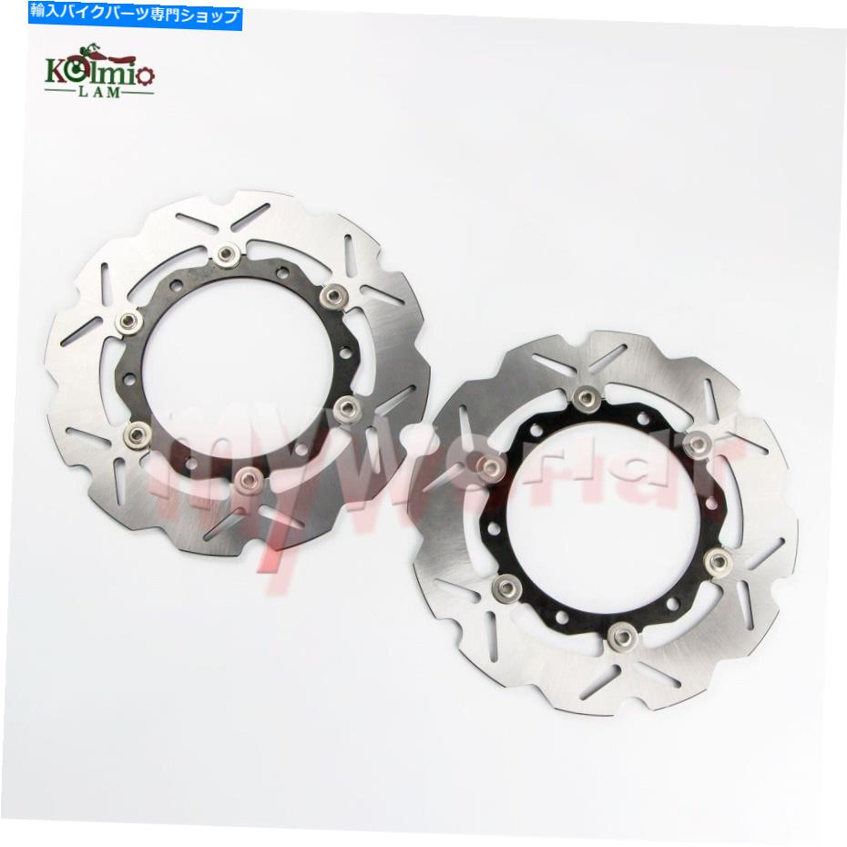 Brake Disc Rotors ヤマハTMAX500 XP500 2008-2011に適合するオートバイフロントブレーキディスクローター Motorcycle Front Brake Disc Rotors Fit For YAMAHA TMAX500 XP500 2008-2011【並行輸入品】