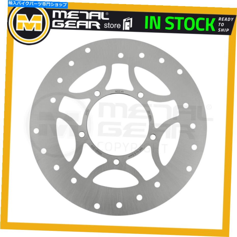 Brake Disc Rotors Moto Guzzi V65 650 Lario 1988 1989に左に左のブレーキディスクローターフロント Brake Disc Rotor Front Left for MOTO GUZZI V65 650 Lario 1988 1989【並行輸入品】