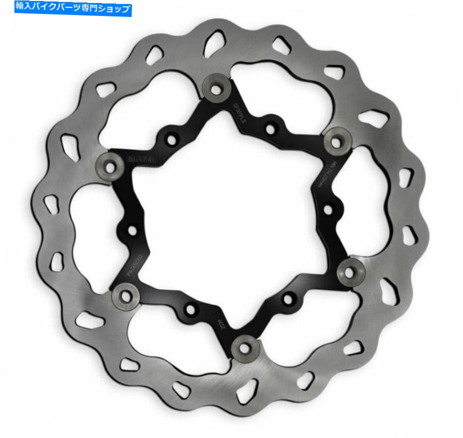 Brake Disc Rotors スズキ2000-2017 DR-Z 400 S GALFER特大浮遊波ブレーキローター - フロント Suzuki 2000-2017 DR-Z 400 S Galfer Oversized Floating Wave Brake Rotor - Front【並行輸入品】