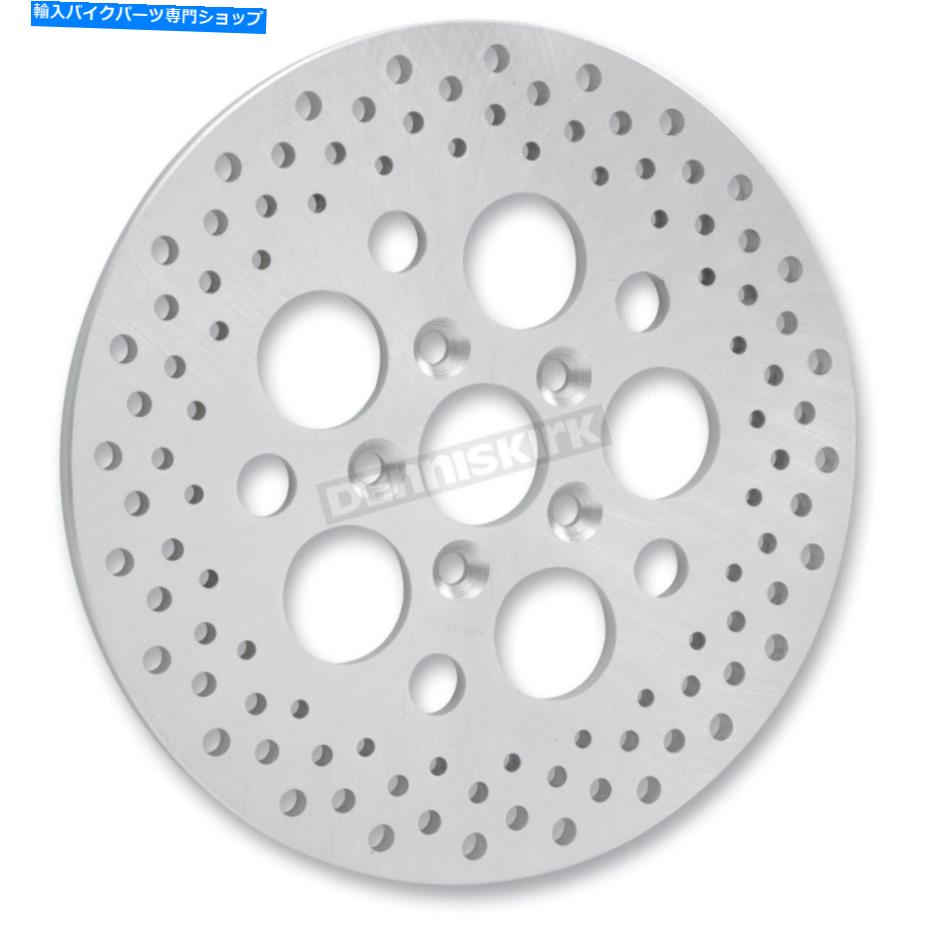 Brake Disc Rotors ドラッグスペシャリティリア11.875インチ。ステンレススチールドリルブレーキローター-1710-1064 Drag Specialties Rear 11.875 in. Stainless Steel Drilled Brake Rotor - 1710-1064【並行輸入品】