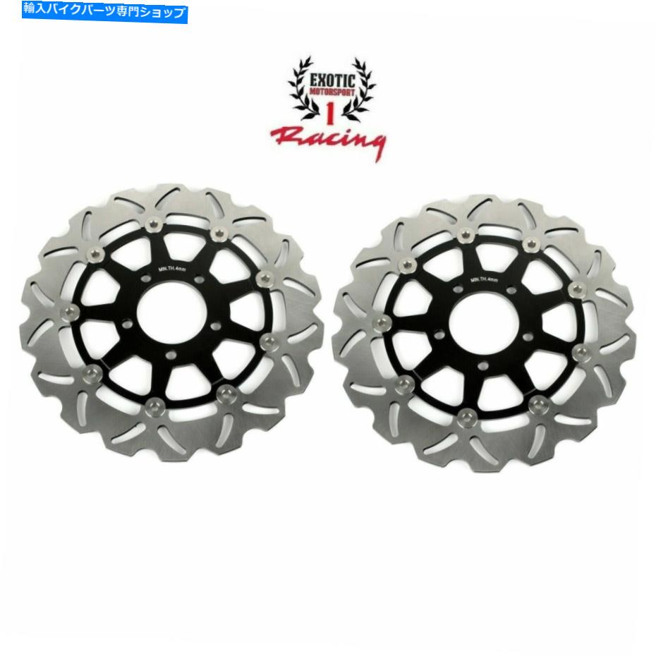 Brake Disc Rotors スズキのフロントブレーキディスクローターセットGSXR 600 750 2004 2005 GSXR 1000 03 04 Front Brake Disc Rotor Set for Suzuki GSXR 600 750 2004 2005 GSXR 1000 03 04【並行輸入品】|Us Custom Parts Shop USDM