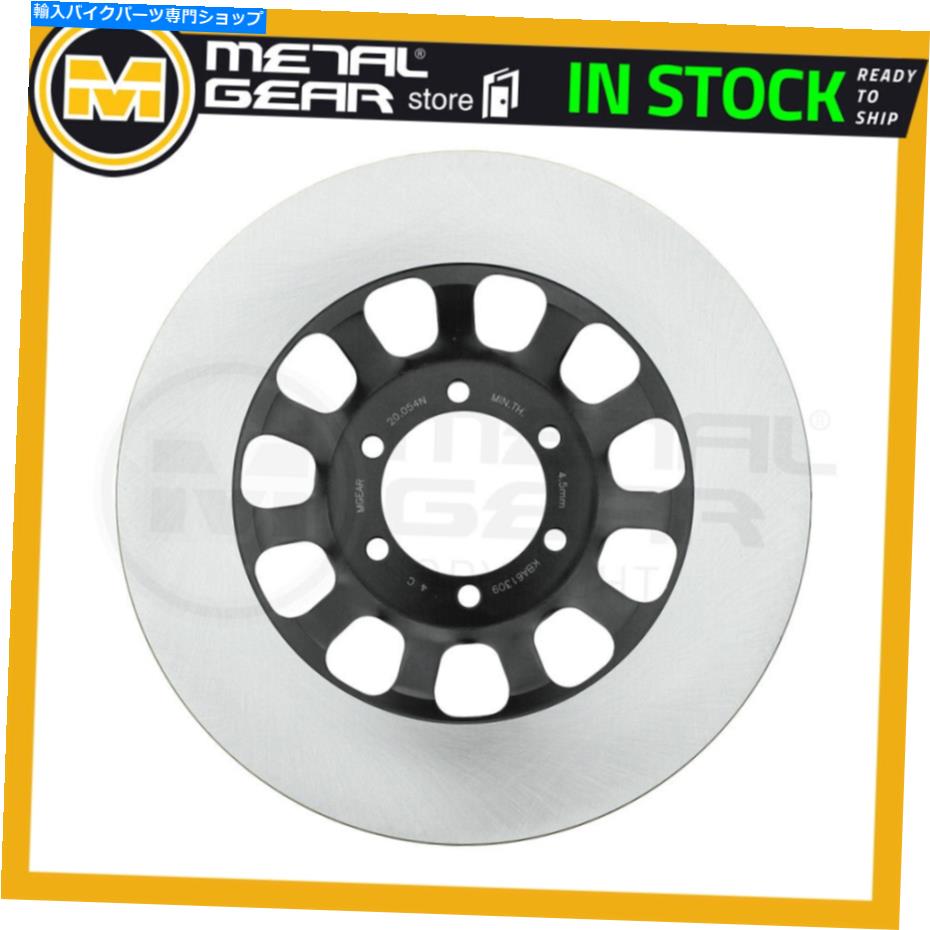 Brake Disc Rotors Yamaha Rd 350 LC 1981 1981 1982の左または右のMetalgearブレーキディスクの前面 MetalGear Brake Disc Front Left or Right for YAMAHA RD 350 LC 1981 1981 1982【並行輸入品】